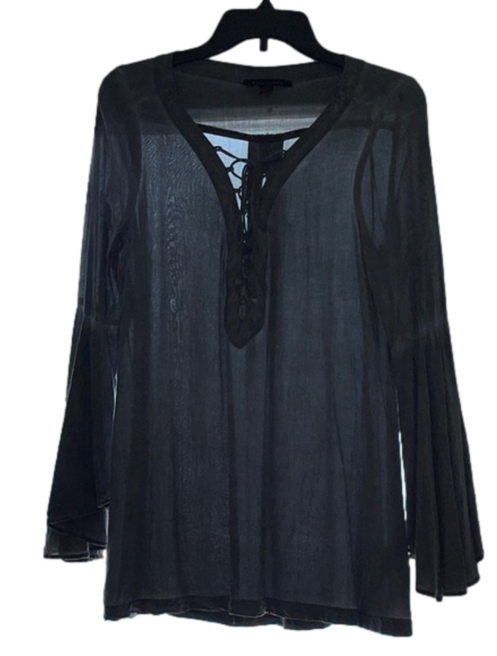Gorgeous Rock & Republic bell sleeve top S